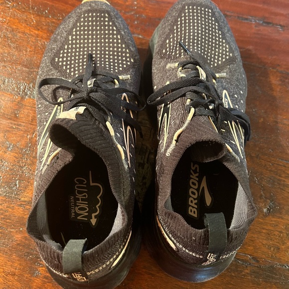 Women’s BROOKS glycerin 20 STEALTHFIT size 10. Black gray - Picture 4 of 6